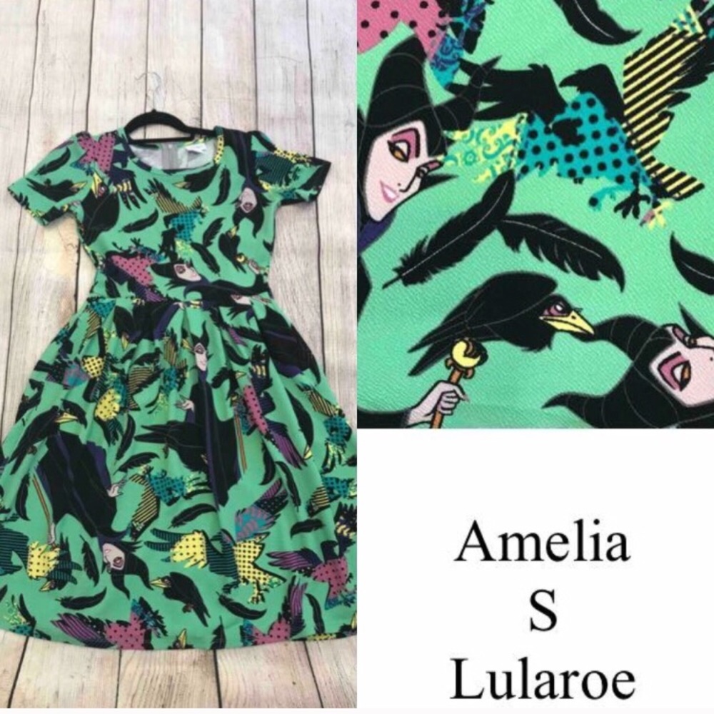 Disney LuLaRoe MALEFICENT Amelia S